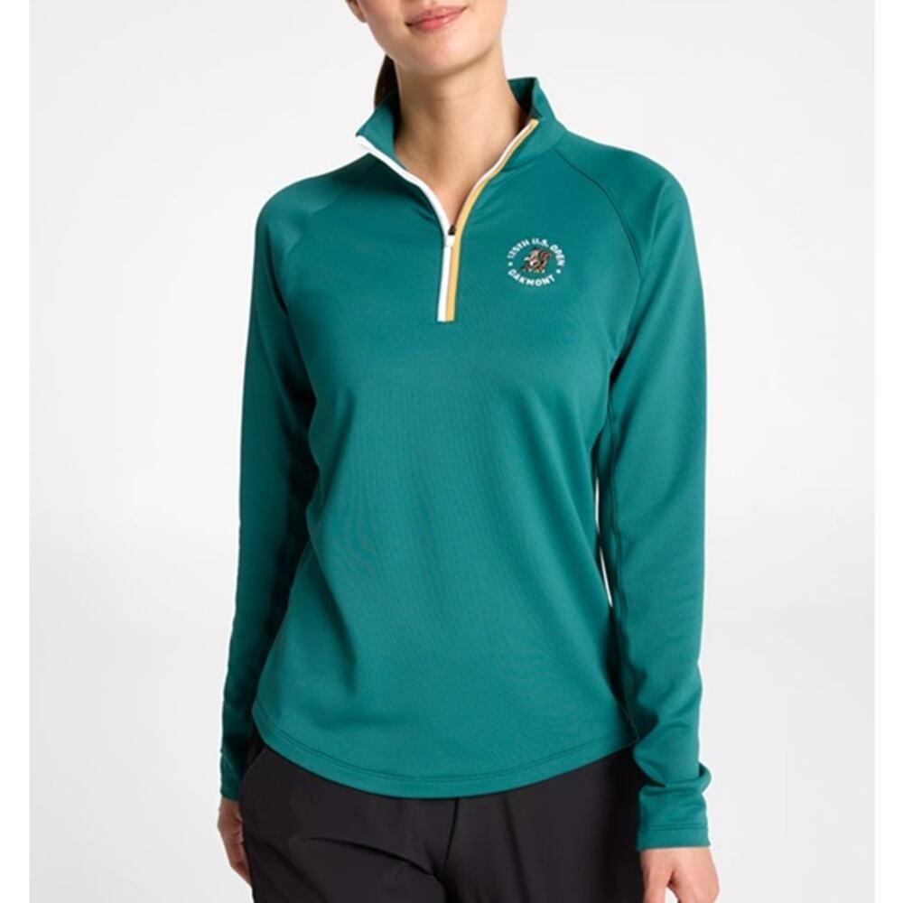 NWT 125th. U.S. Open Oakmont Walter Hagen Pullover Polo Green S,M,XL MSRP $80